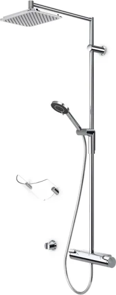 Oras Optima Rain sistema de ducha, cromo