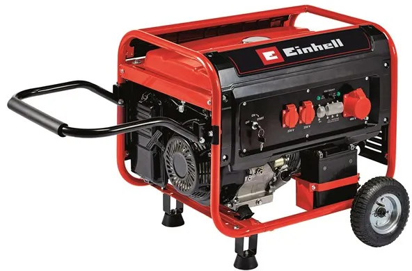 Generador de gasolina Einhell TC-PG 65/E5 con 2x230 voltios y 1x400 voltios