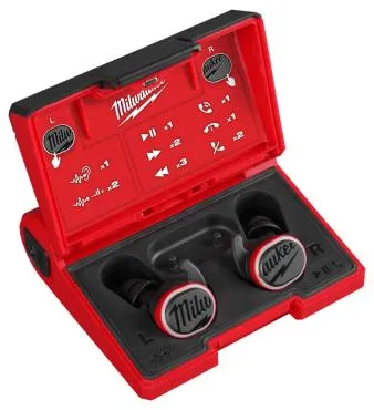 Protectores auditivos Milwaukee con Bluetooth L4 RLEPB-301 - Recargables