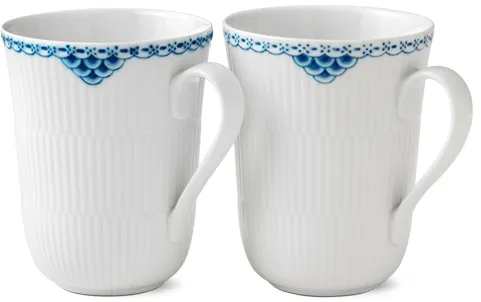 Royal Copenhagen Taza Princesa - 33 cl - 2 uds