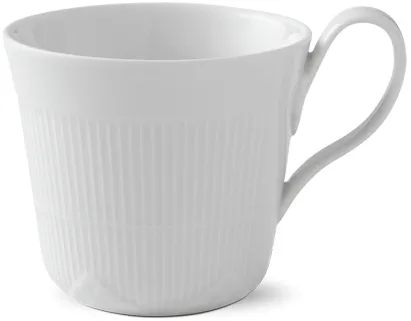 Royal Copenhagen Hvid Elements taza con asa alta - 35 cl