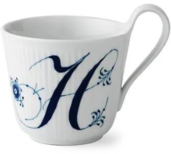 Royal Copenhagen Colección Alfabeto taza 33 cl - H