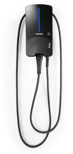 Webasto Pure Caja de Carga 11 kW Tipo 2 Black Edition con cable de 7 m - Interruptor diferencial Tipo B integrado