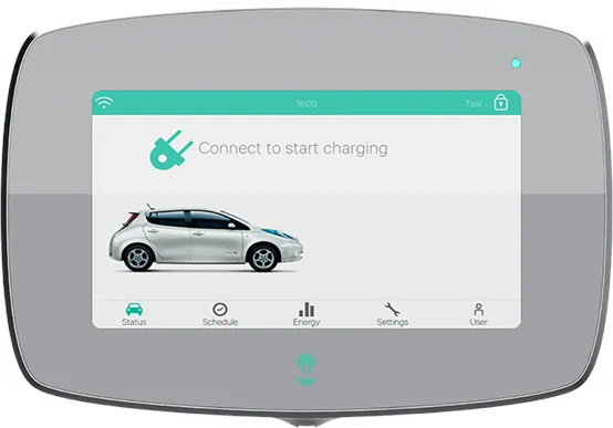 Wallbox Commander 2 caja de carga con Wi-Fi, 22 kW, 5 metros, Tipo 2, blanco
