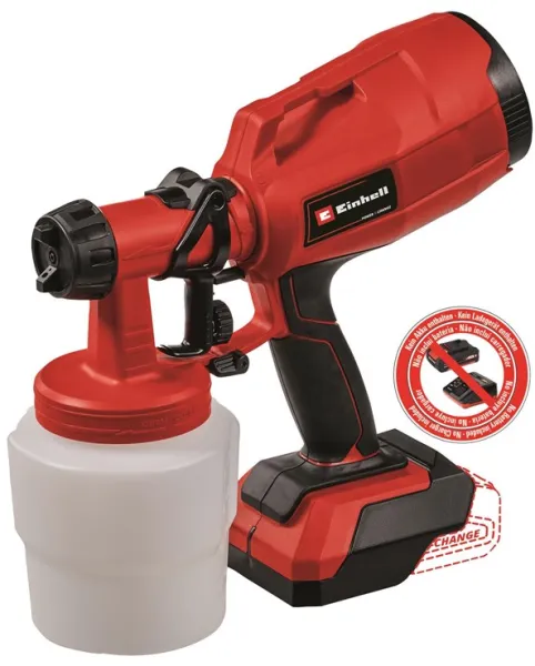 Einhell TC-SY 18/60 Li Pistola pulverizadora inalámbrica de 18 voltios sin batería ni cargador