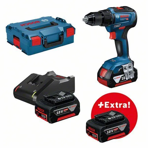 Bosch Atornilladora GSR 18V-55 3X4AH L-BOXX