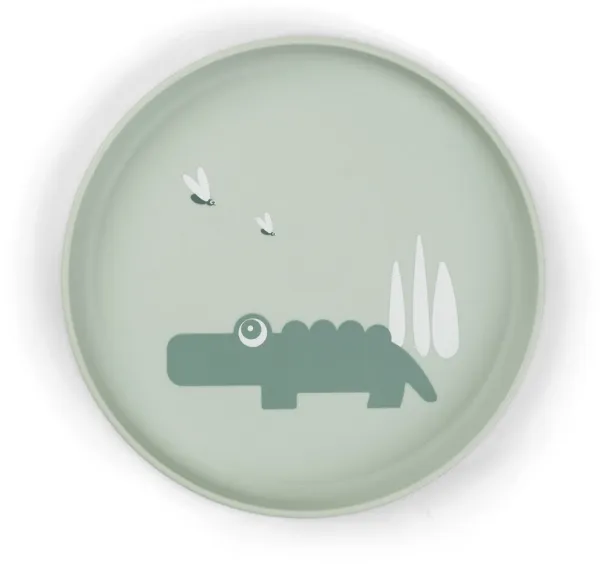 Plato Foodie Croco Verde