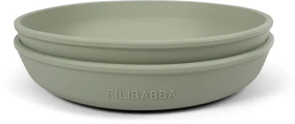 Plato de silicona - verde