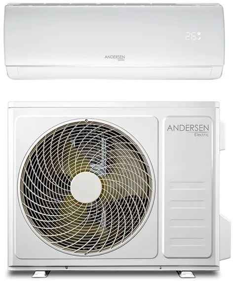 Andersen Electric AE 12000 bomba de calor aire/aire con WiFi, 3,8 kW, 5–72 m², blanco